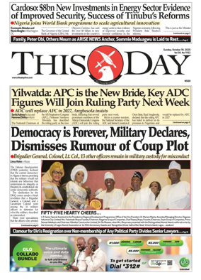 Cover of THISDAY