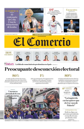 Cover of Diario El Comercio