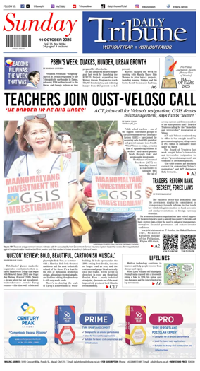 Cover of Daily Tribune (Philippines)
