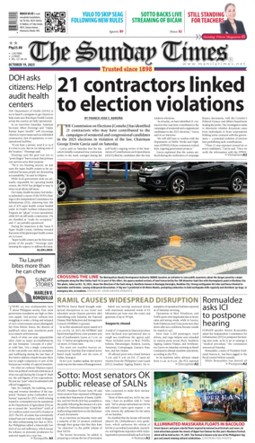 Cover of Manila Times