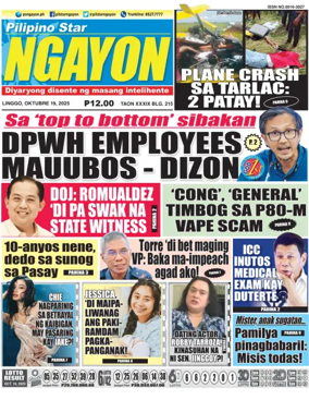 Cover of Pilipino Star Ngayon
