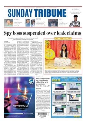 Cover of Sunday Tribune