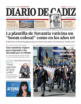 Cover of Diario de Cadiz