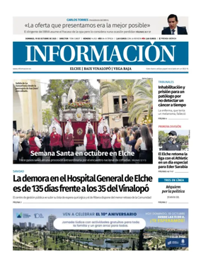 Cover of Diario Informacion (Elche y Vega Baja)