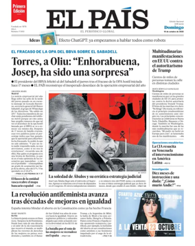 Cover of El País (1ª Edición)