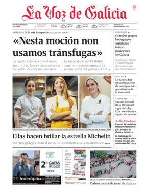 Cover of La Voz de Galicia (Barbanza)