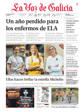 Cover of La Voz de Galicia (Carballo)