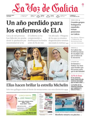 Cover of La Voz de Galicia (Monforte)