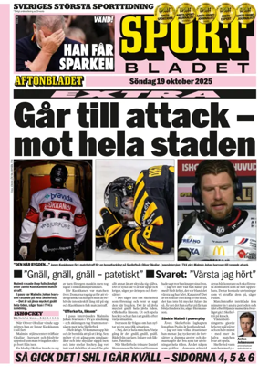 Cover of Sportbladet