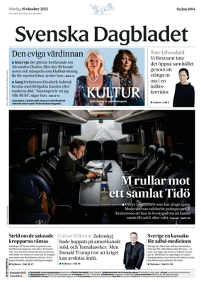 Cover of Svenska Dagbladet