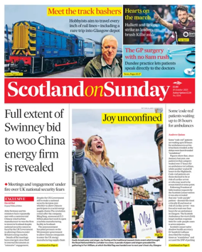 Cover of Scotland on Sunday