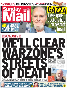 Cover of Sunday Mail (UK)
