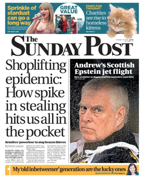Cover of The Sunday Post (Central Edition)