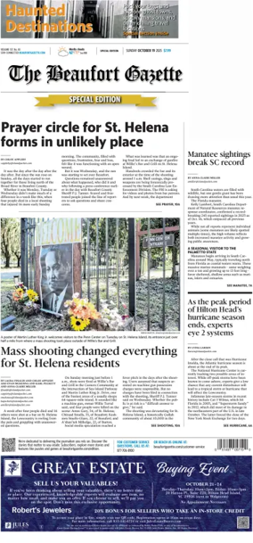 Cover of Beaufort Gazette (Sunday)