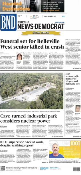 Cover of Belleville News-Democrat (Sunday)