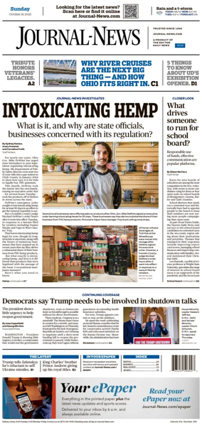 Cover of Hamilton Journal News