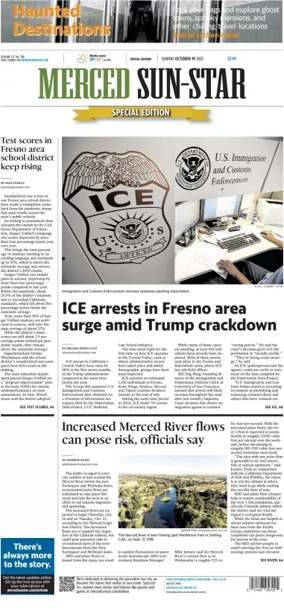 Cover of Merced Sun-Star (Saturday)