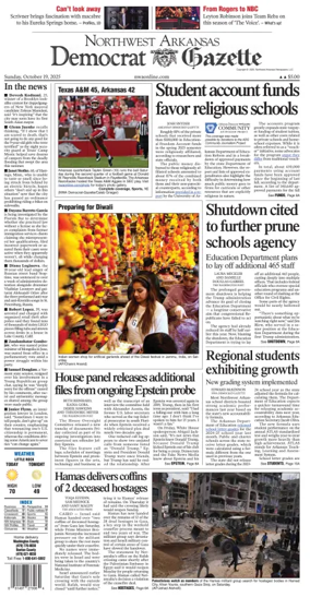 Cover of Northwest Arkansas Democrat-Gazette