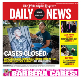 Cover of Philadelphia Daily News