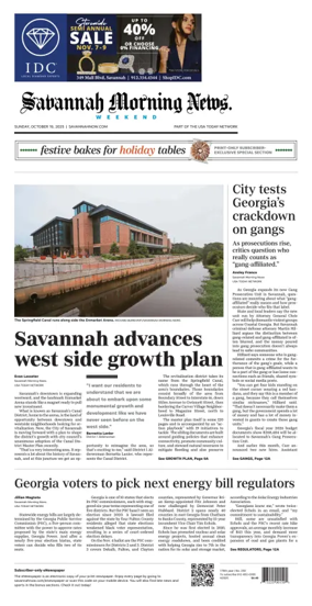 Cover of Savannah Morning News