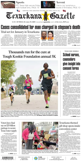 Cover of Texarkana Gazette