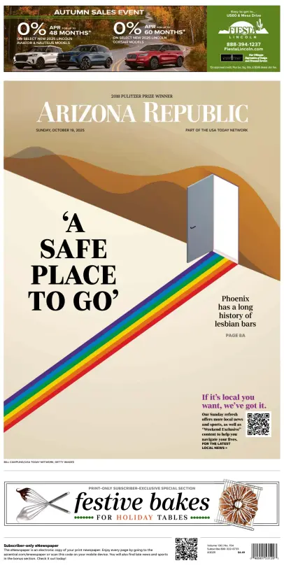 Cover of The Arizona Republic