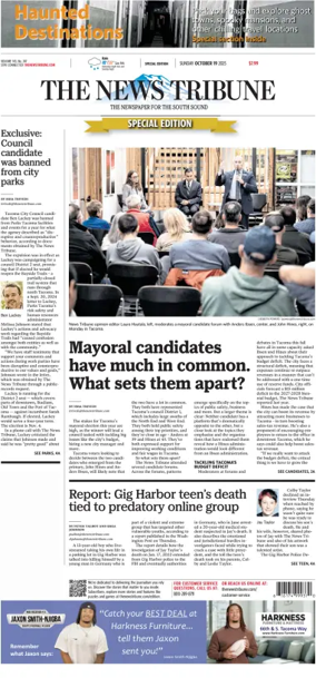 Cover of The News Tribune