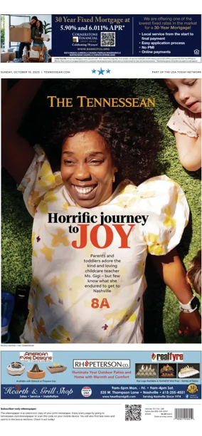 Cover of The Tennessean