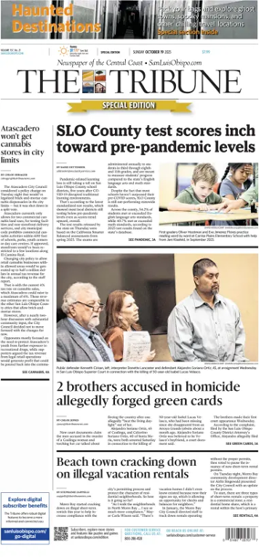 Cover of The Tribune (SLO) (Sunday)