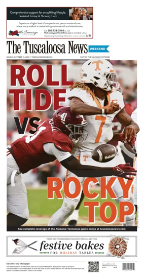 Cover of The Tuscaloosa News