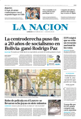 Cover of La Nacion
