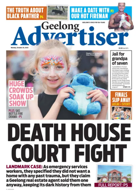 Cover of Geelong Advertiser