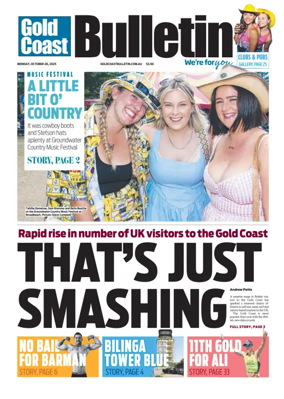 Cover of The Gold Coast Bulletin