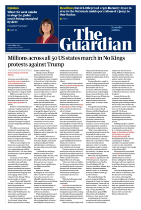 Cover of The Guardian Australia