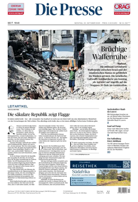 Cover of Die Presse