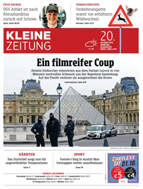 Cover of Kleine Zeitung Kaernten