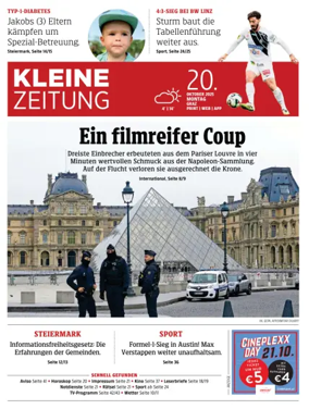 Cover of Kleine Zeitung Steiermark