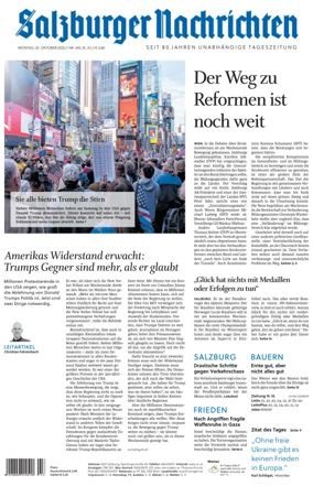 Cover of Salzburger Nachrichten