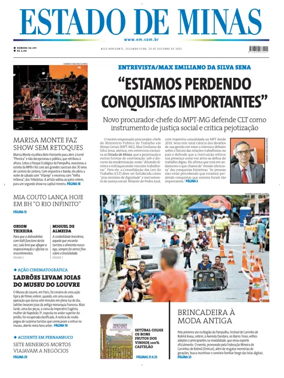 Cover of Estado de Minas (Brazil)