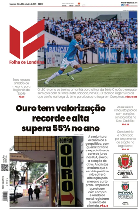 Cover of Folha de Londrina