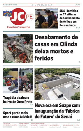Cover of Jornal do Commercio