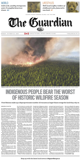 Cover of The Guardian (Charlottetown)