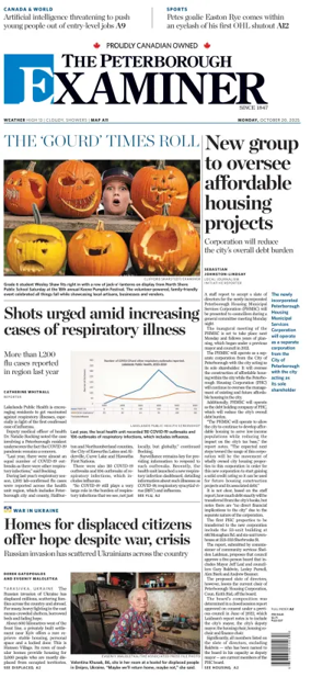 Cover of The Peterborough Examiner