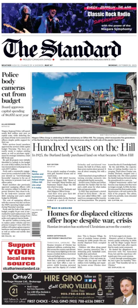 Cover of The Standard (St. Catharines)