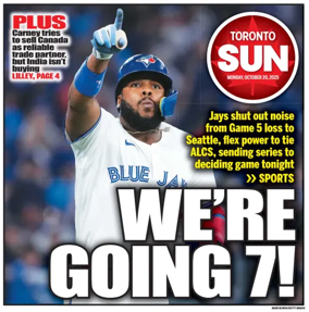 Cover of Toronto Sun
