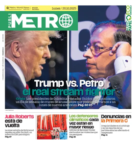 Cover of Publimetro Colombia