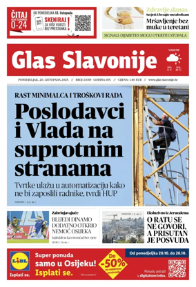 Cover of Glas Slavonije