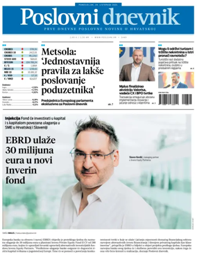 Cover of Poslovni Dnevnik