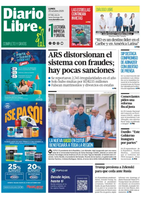 Cover of Diario Libre (Republica Dominicana)