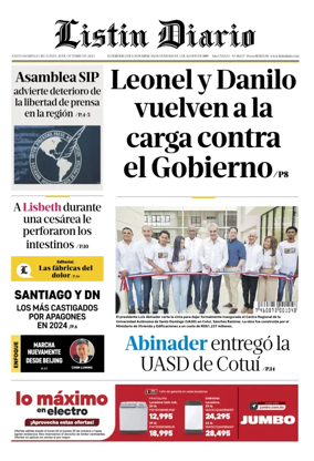 Cover of Listin Diario
